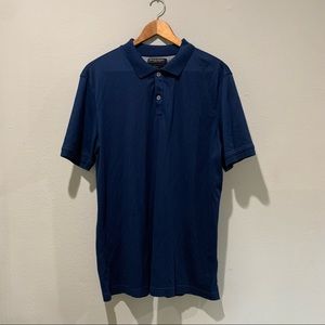 Banana Republic Luxury Touch Polo Standard Fit Navy Blue L